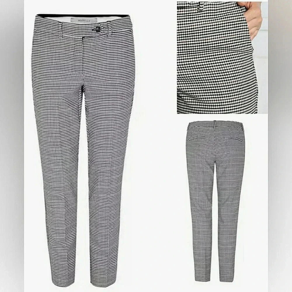 Marella By Max Mara Pants Sz 14 Travel Stretch Career Capsule Mod Business New